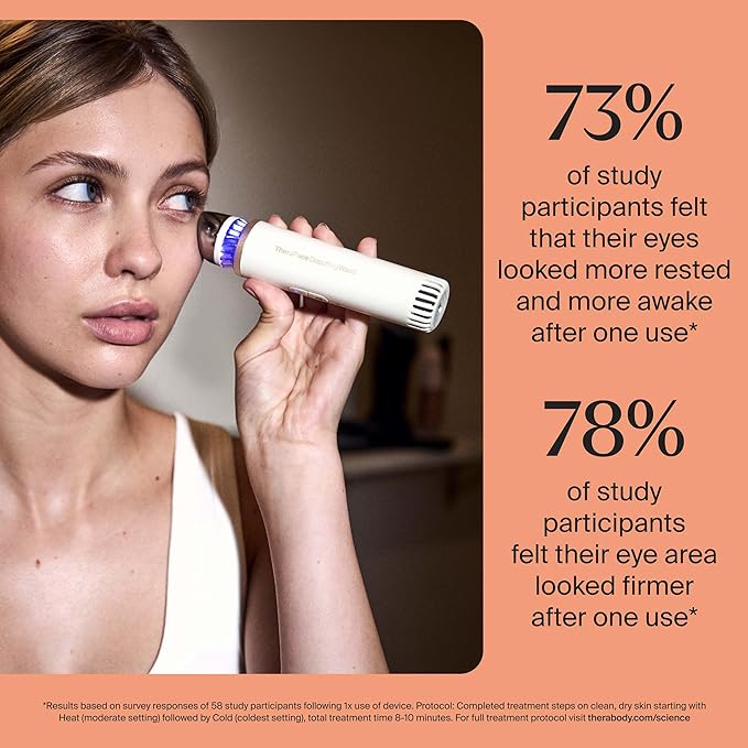 Therabody TheraFace Depuffing Wand – Cold and Heat Skincare Treatment to Depuff - Image 7
