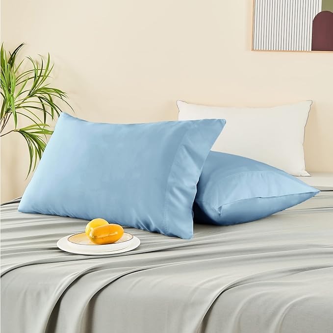 BEDELITE Pillow Cases Queen Size Set of 2, Rayon Derived from Bamboo, Cooling - Image 7