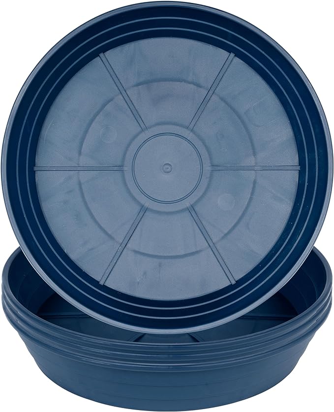 Plant Saucer 6 Inch 4 Pack 6 8 10 12 14 16 18 20 25, Plastic Plant Trays by LWALRS
