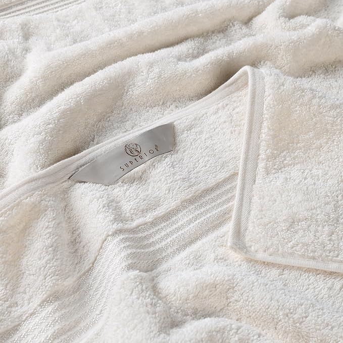 Superior Egyptian Cotton 2-Piece Bath Sheet Towel Set, Oversized Body Towels - Image 5