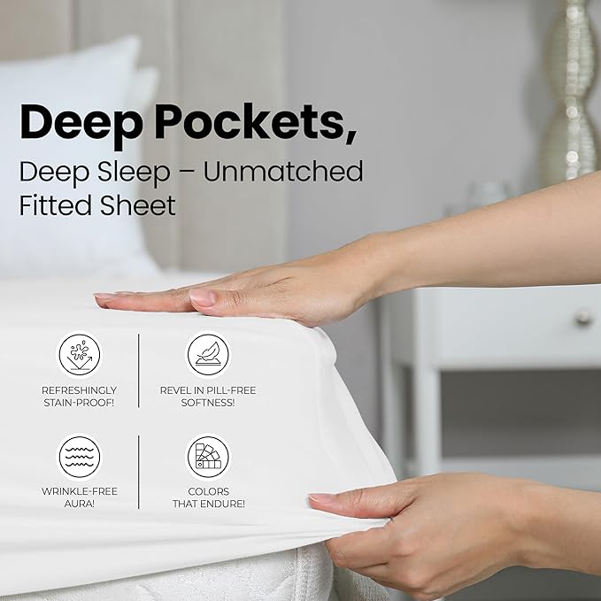Utopia Bedding Cal King Fitted Sheet - Image 4