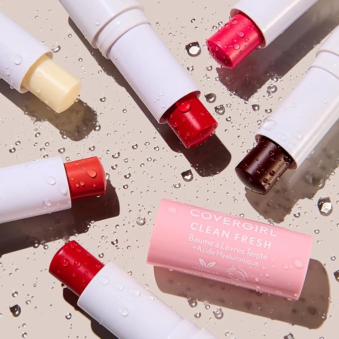 CoverGirl Clean Fresh Tinted Lip Balm, Vegan Formula, Natural Finish, You're - Image 7