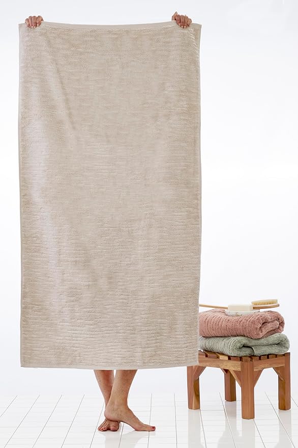 SKL Home CloudSoft 100% Cotton Luxury 6-Piece Towel Set, 600 GSM, Ultra Plush & - Image 3
