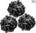 Loofah Charcoal Bath Shower Sponge Body Scrubber, 75g XL Exfoliate Mesh Pouf by Scartink