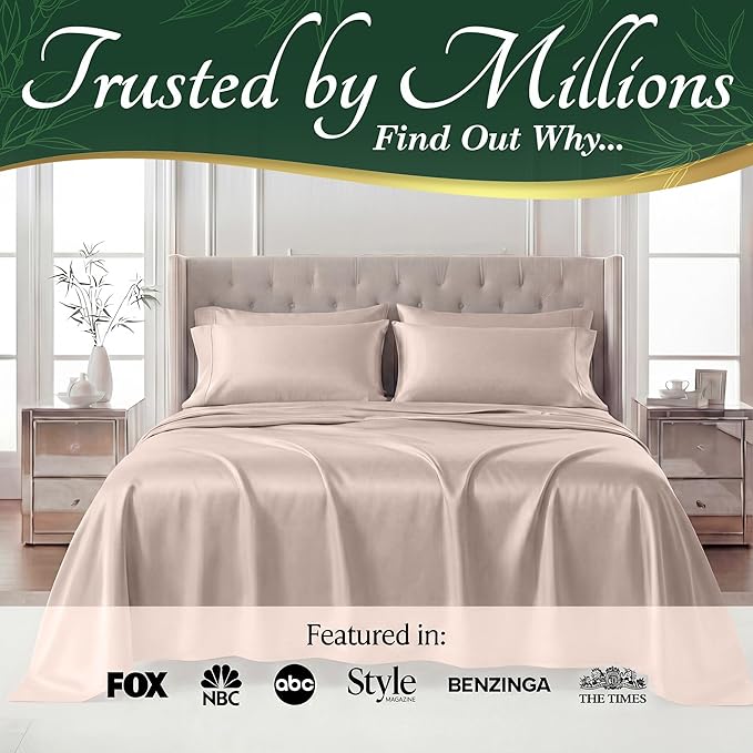 DECOLURE 100% Viscose Derived from Bamboo Sheets King Size - Image 5