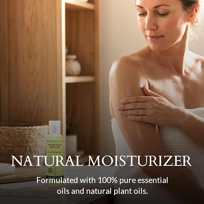 Plantlife Fresh Mint Body Oil - Image 2