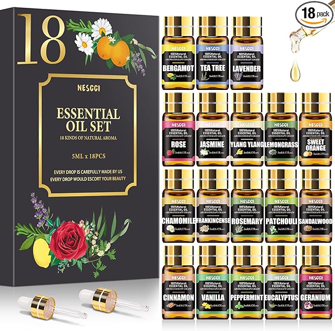 NESCCI Essential Oil Gift Set -Perfect by NESCCI