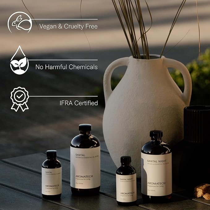AromaTech Santal Aroma Essential Oil Blend: Luxury Hotel Inspired Aromatherapy - Image 4