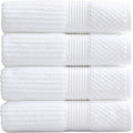 Springtree Home 100% Cotton Bath Towel Set of 4 | Super Soft & Absorbent by SpringtreeHome