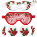 LEOSTEP 4 PCS Cooling Eye Mask Set by MoreYoungerMoreHealthier