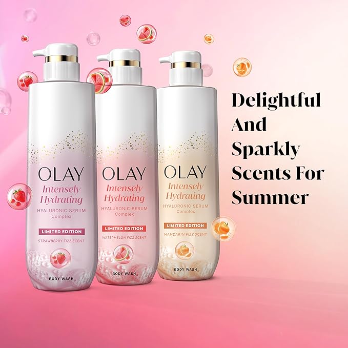 Olay Body Wash for Women, Intensely Hydrating, Pro-Hyaluronic Acid Serum Complex - Image 8