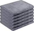 JML Bath Towels Set of 6, Oversized Large Microfiber Bath Towels by JML