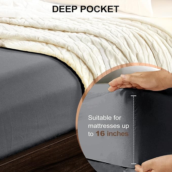 FreshCulture California King Fitted Sheet Only - Image 4