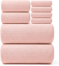 REDKISS Pink Towel Set of 8 by REDKISSOnline