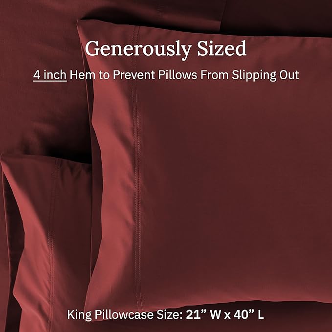 California Design Den King Size Pillow Cases Set of 2 - Image 5