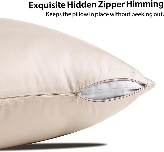 4 Pack Cooling Toddler Pillow Cases, Viscose Derived from Bamboo Small Pillow - Image 4