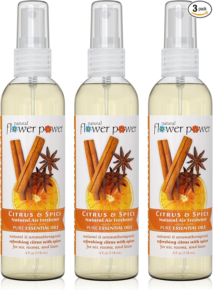 Natural Flower Power Air Freshener Spray by NaturalFlowerPower