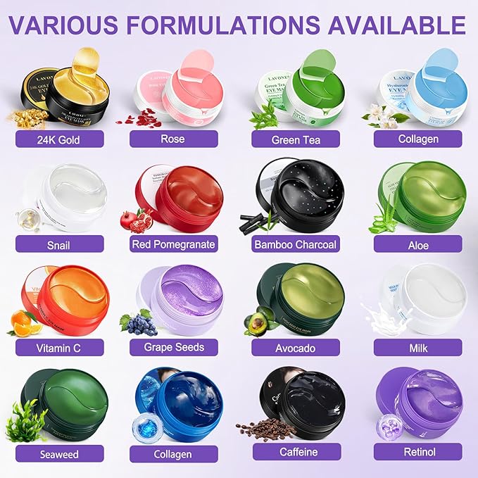 Eye Mask - 30 Pairs Retinol Under Eye Patches Skin Care Products, Eye Masks - Image 9