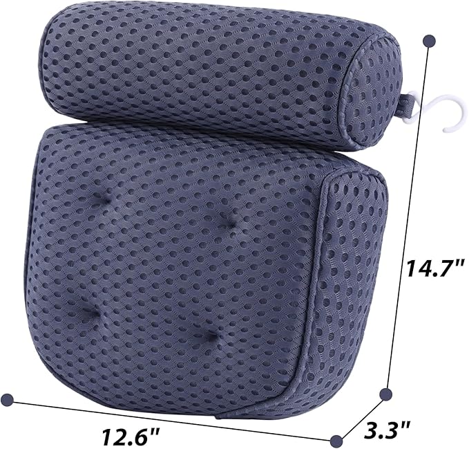 AEROiVi Luxury Bath Pillows for Tub，Bath Pillow Bathtub Pillows for Head and - Image 6