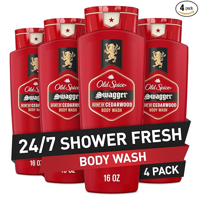 Old Spice Refreshing Body Wash for Men, 3X Defense, 24/7 Shower Fresh by OldSpice