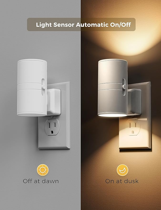 L LOHAS LED Night Light, Night Lights Plug into Wall, Dimmable Nightlight - Image 2