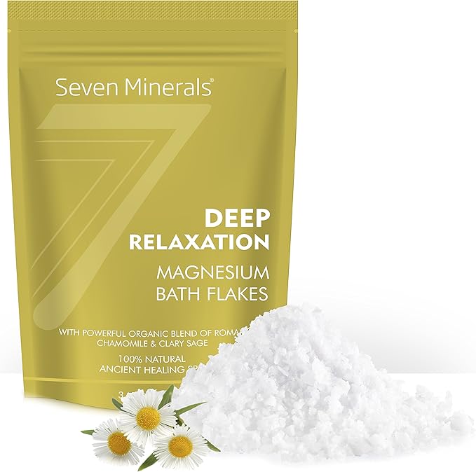 Seven Minerals Deep Relaxation Magnesium Chloride Flakes 3lb – Absorbs Better - Image 2