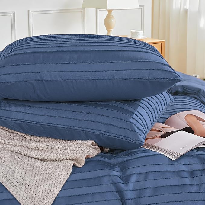 NEXHOME PRO Duvet Cover Queen, 3 Pieces Boho Tufted Duvet Cover Set, Soft and - Image 6