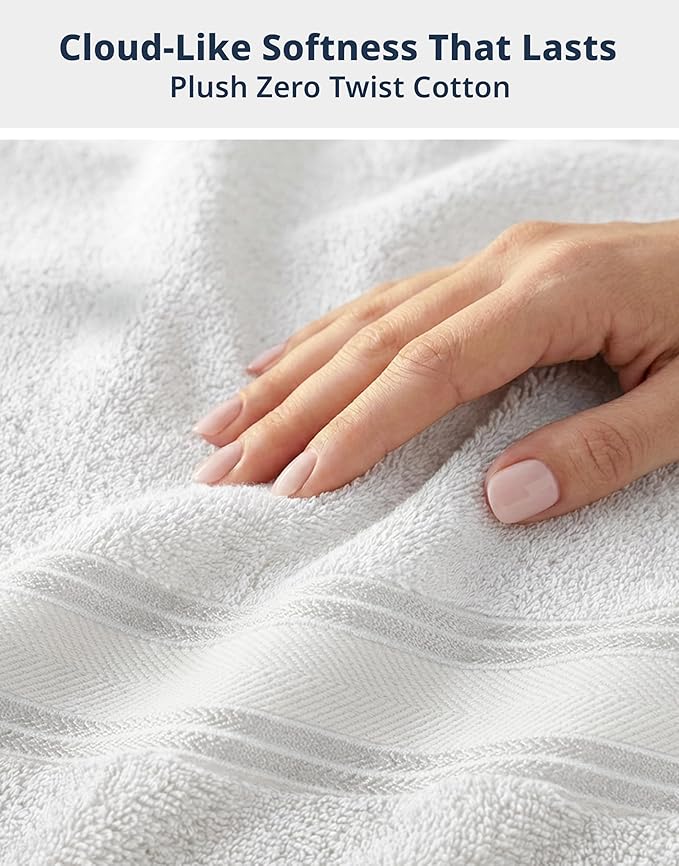 LANE LINEN Towel Set of 18 – Premium 100% Cotton, Zero Twist, 6 Large Bath Towel - Image 4