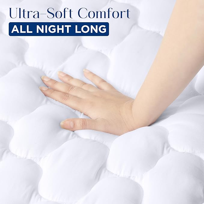 Utopia Bedding Waterproof Mattress Protector, Full Mattress Pad, Noiseless - Image 7