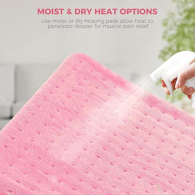 NOWWISH Heating Pad for Back Pain Relief & Period Cramps, 33x17 Inches Large - Image 5