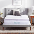 Lucid 3 Inch Lavender Memory Foam Mattress Topper, Twin Size – Essential Oil by Lucid