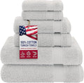 American Veteran Towel, 100% Cotton Turkish 6 Piece Towel Set, Luxury Towels by AmericanVeteranTowel