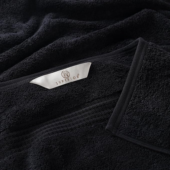 Superior Egyptian Cotton 9-Piece Towel Set, Guest Bath Decor Essentials - Image 5