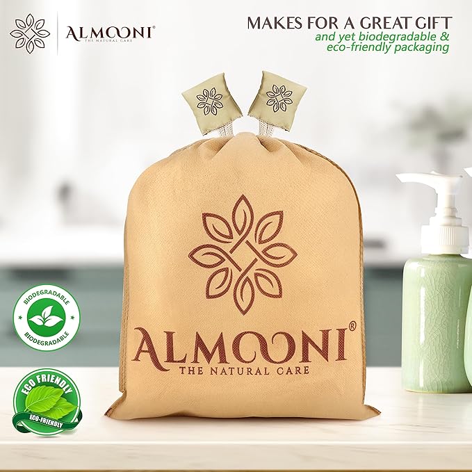 Almooni Natural Loofah Exfoliating Body Scrubber - Image 6