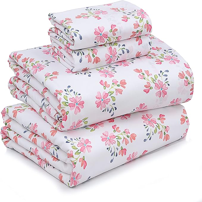 RUVANTI 100% Cotton Sheets – Full Size Percale Bedding, Cooling & Breathable by Ruvanti