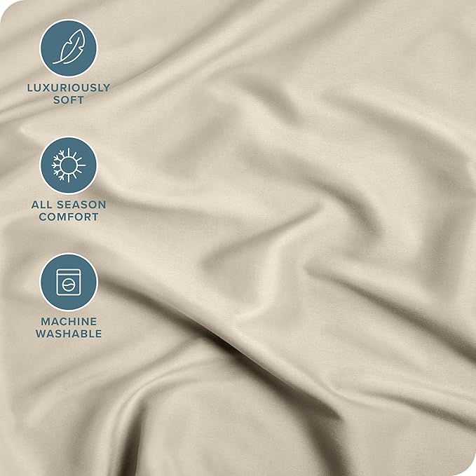 Bare Home Fitted Bottom Sheet California King Size - Image 2