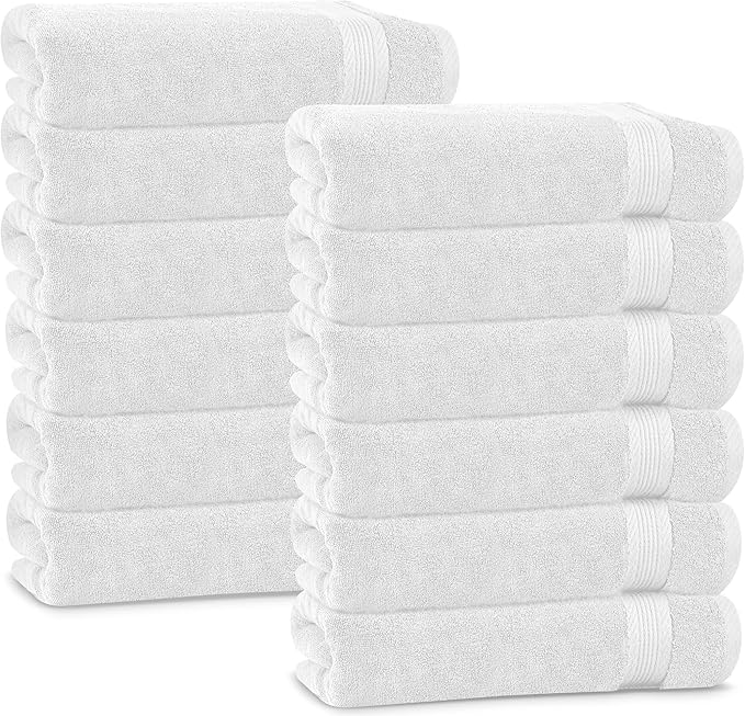 Linteum Textile Supply Luxury Hair Towels 100% Ring Spun Cotton Towel by LinteumTextileSupply