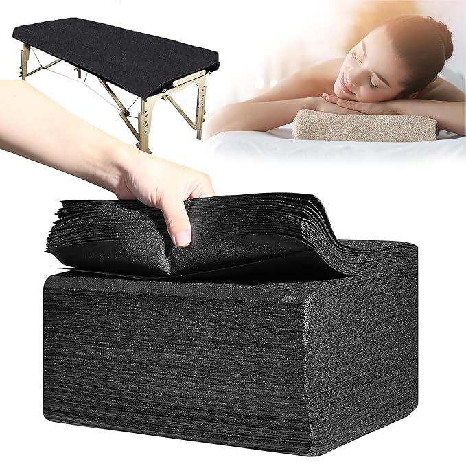 Disposable Bed Sheets 100 Pcs 31" x 71" Massage Table Sheets Non Woven Fabric by XATUMO