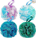 DadyMart Shower Loofah Sponge Pouf – XL Exfoliating Bath Puff Body Scrubber by DadyMart
