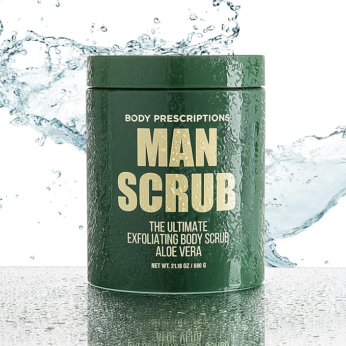 Body Prescriptions Men’s Exfoliating Body Scrub – Ultimate Skin Cleansing Wash - Image 2