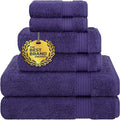 Cotton Paradise 6 Piece Towel Set, 100% Cotton Soft Absorbent Turkish Towels by UNITEDHOMETEXTILE