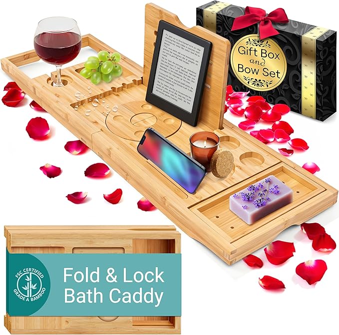SereneLife Premium Foldable Bathtub Tray by SereneLife