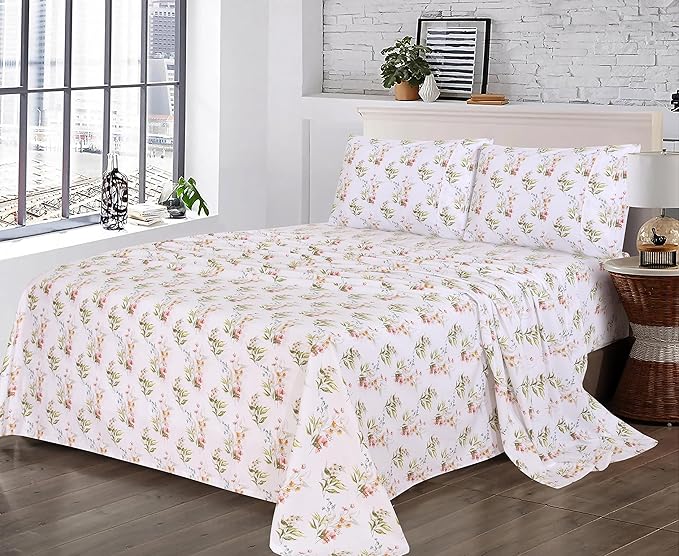 RUVANTI 100% Cotton Sheets – California King Percale Bedding, Cooling & - Image 8