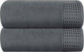 GLAMBURG 100% Cotton Oversized 2 Pack Bath Sheets 35x70, Ultra Soft Highly by GLAMBURG