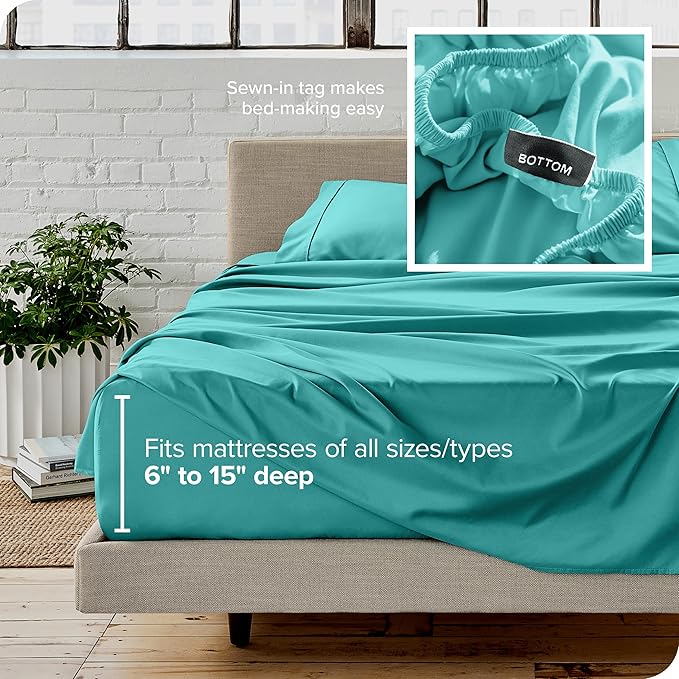Bare Home Split King Sheet Set - Image 6