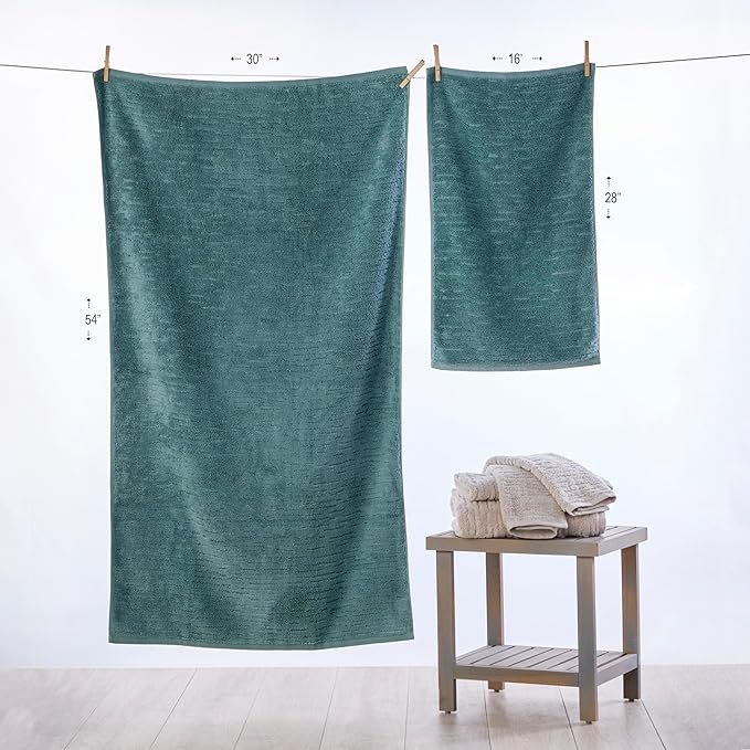 SKL Home CloudSoft Cotton Luxury Hand Towel 2pc Set - Image 3
