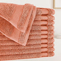 BIOWEAVES 100% Organic Cotton 700 GSM Plush Premium Washcloths 13" x 13" GOTS by BIOWEAVES