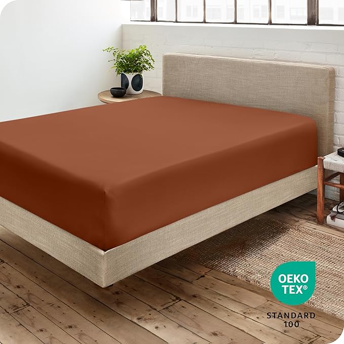 Bare Home Fitted Bottom Sheet Full Size - Image 4