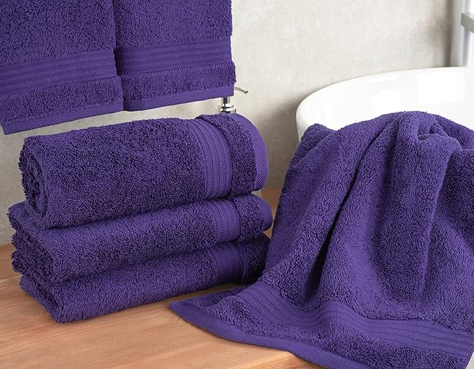 Cotton Paradise Hand Towels for Bathroom, 100% Cotton Turkish 4 Piece Hand - Image 2