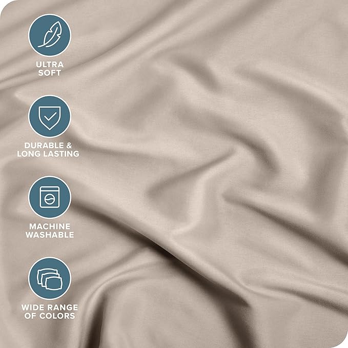 Bare Home Fitted Bottom Sheet King Size - Image 2